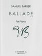 Ballade, Op. 46 piano sheet music cover